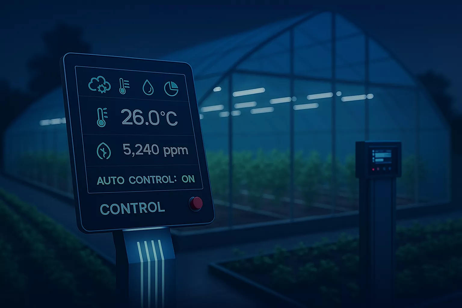 سیستم مانیتورینگ و کنترل گلخانه و مزرعه
